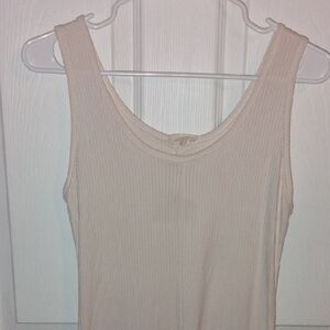 Urban Rose Sleeveless Cream Colored Jumpsuit